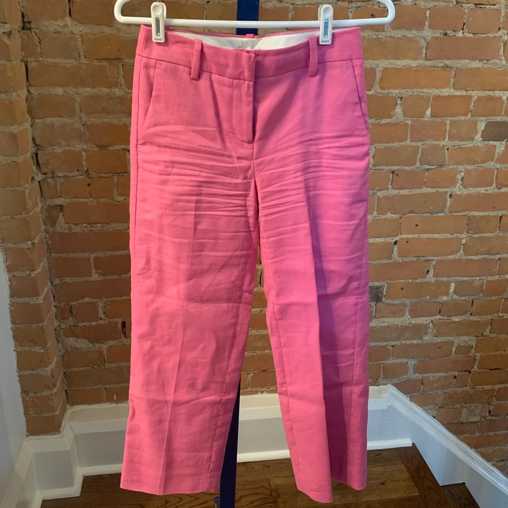 J. Crew Stretch Linen Pants